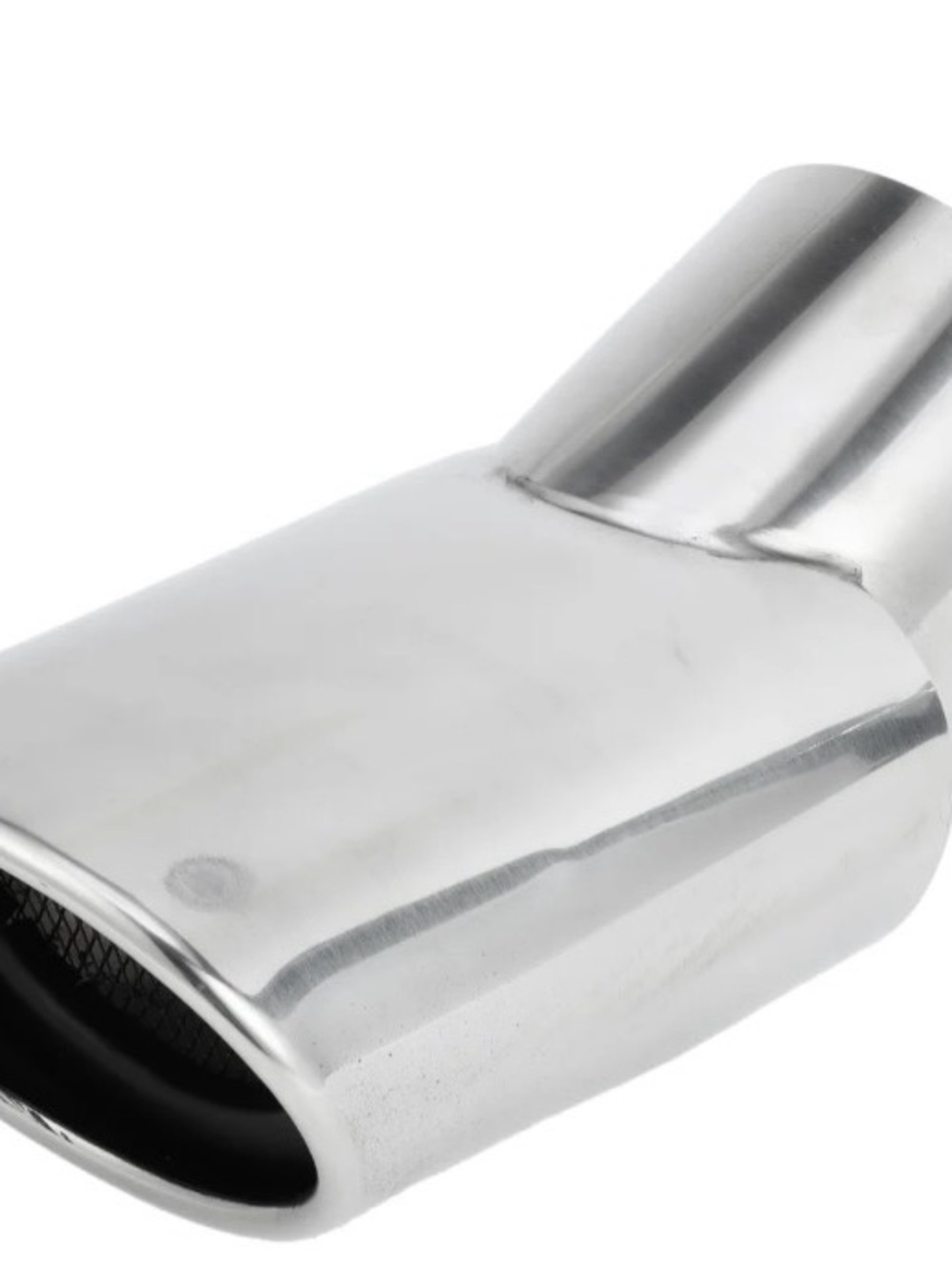 Curved Slant Exhaust Tip Rear 2.8" Inlet 4.1" Outlet 7.2" for Land Rover 02-10